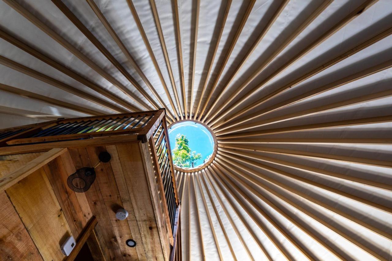 Yourtes Glamping Du Poisson Blanc Notre-Dame-du-Laus 외부 사진