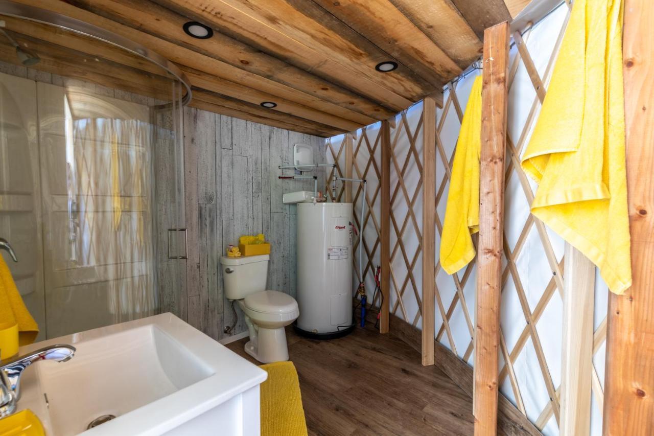 Yourtes Glamping Du Poisson Blanc Notre-Dame-du-Laus 외부 사진